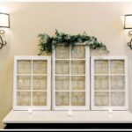 Antique Window Sash Frames, Beautiful Set of 3 Black Distressed Rustic ...